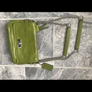 Genuine Leather Coach Handbag